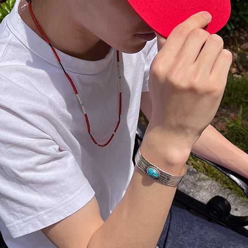 クロスロードバングル（ターコイズ）