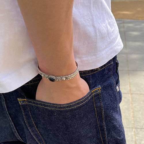 ヴィンテージバングル (オニキス)